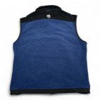 Mountain Hardwear Vest Adult MEDIUM Blue Black Fleece Embroidered ZIp Up Outdoor