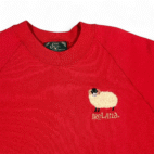 Vintage Ireland Sweater Adult MEDIUM Red Sweatshirt Sheep Celtic Creations 90s