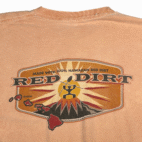 Vintage Hawaii Red Dirt Shirt Adult LARGE Orange Tropical Beach 90s