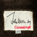 Vintage Casualcraft Jacket Adult EXTRA LARGE Brown Bomber John Weitz Canvas 60s