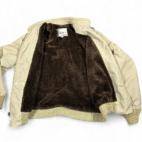 Vintage Casualcraft Jacket Adult EXTRA LARGE Brown Bomber John Weitz Canvas 60s