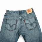 Levis Jeans Mens 32x32 Blue Loose Straight Dark Wash 569 Baggy Skater Faded Y2K