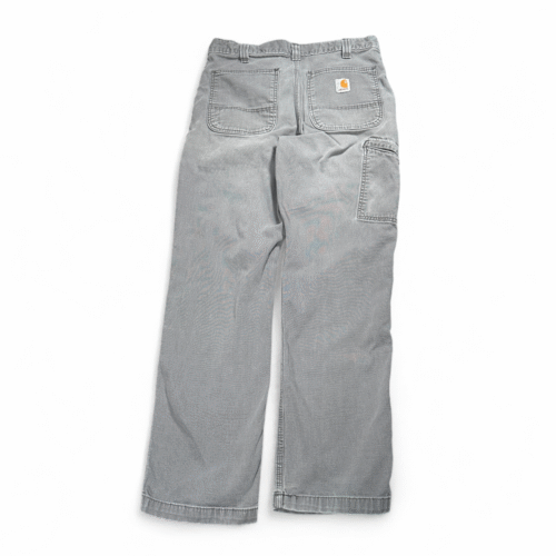 Carhartt Pants Mens 30x30 Gray Relaxed Fit Stretch Workwear Utility Outdoor