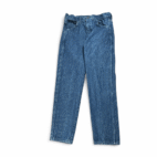 Vintage Steel Jeans Mens 30x28 Blue Denim Striped Engineer Railroad USA 80s