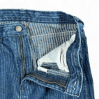 Vintage Steel Jeans Mens 30x28 Blue Denim Striped Engineer Railroad USA 80s