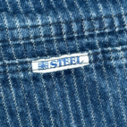 Vintage Steel Jeans Mens 30x28 Blue Denim Striped Engineer Railroad USA 80s
