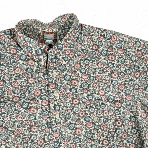 Vintage Reyn Spooner Hawaiian Shirt Adult EXTRA LARGE Floral Traditional USA 80s