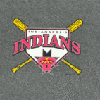 Vintage Indianapolis Indians Shirt Adult MEDIUM Gray Baseball JanSport USA 90s