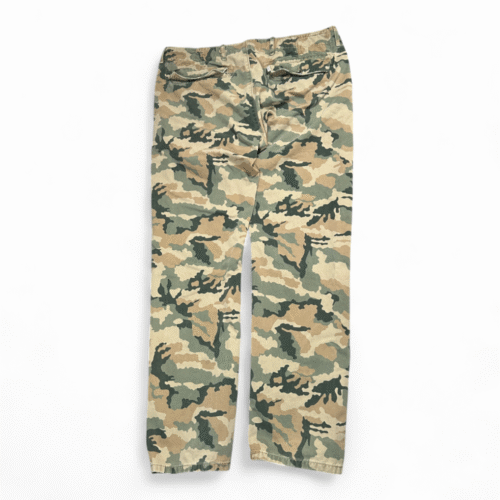 Levis Pants Mens 36x32 Brown Green Camouflage Woodland Camo Military Army Cotton
