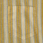 Vintage Montgomery Ward Shirt Adult MEDIUM Yellow Blue Striped Knit Disco 70s