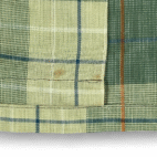 Vintage Towncraft Shirt Adult EXTRA LARGE Green Plaid JC Penneys Loop Camp 60s