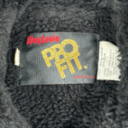 Vintage King Louie Jacket Adult LARGE Black Bomber Sherpa Fur Collar USA 80s