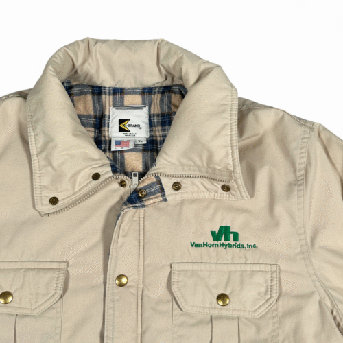 Vintage K Brand Jacket Adult EXTRA LARGE Brown Barn Coat Utility Workwear 90s