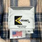 Vintage K Brand Jacket Adult EXTRA LARGE Brown Barn Coat Utility Workwear 90s