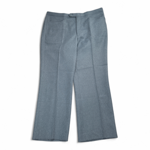 Vintage Sansabelt Pants Mens 38x28 Blue Jaymar Ruby Dress Slacks Flared USA 70s