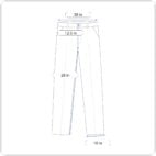 Vintage Sansabelt Pants Mens 38x28 Blue Jaymar Ruby Dress Slacks Flared USA 70s