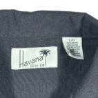 Havana Shirt Shirt Adult LARGE Black Colorblock Embroidered Camp Bowling Y2K