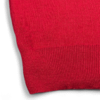 Vintage Jantzen Sweater Vest Adult LARGE Red Acrylic Knit V Neck Preppy USA 80s