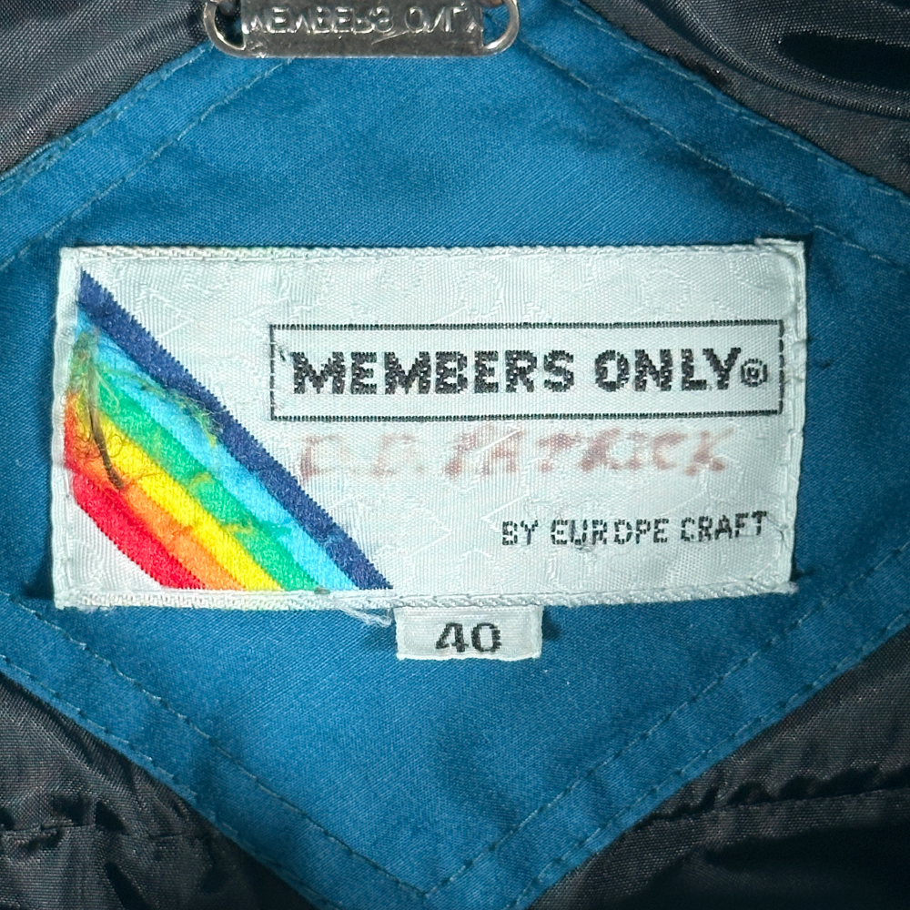 Vintage Members Only Jacket Adult LARGE Green Bomber Down Puffer Race Series 80s-4 Vintage Members Only Jacket Adult LARGE Green Bomber Down Puffer Race Series 80s