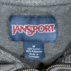 Vintage Depauw University Sweater Adult MEDIUM Gray Sweatshirt JanSport 90s