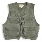 Vintage Woolrich Vest Womens MEDIUM Green Hunting Fishing Military Outdoor Y2K
