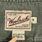 Vintage Woolrich Vest Womens MEDIUM Green Hunting Fishing Military Outdoor Y2K
