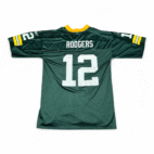 Aaron Rodgers Green Bay Packers Jersey Adult LARGE Green Reebok NFL Players Y2K