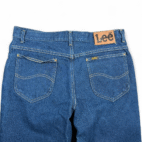 Vintage Lee Riders Jeans Mens 34x34 Dark Wash Straight Regular USA Made 80s