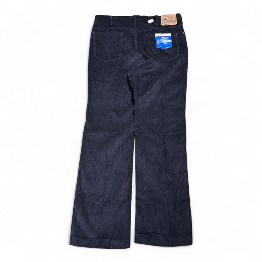 Vintage JC Penney Pants Mens 37x33 Blue Corduroy Plain Pockets Bootcut Tags 80s-2 Vintage JC Penney Pants Mens 37x33 Blue Corduroy Plain Pockets Bootcut Tags 80s