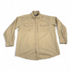 Vintage National Geographic Shirt Adult LARGE Brown Safari Travel Collection Y2K