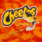 Cheetos Shirt Adult EXTRA LARGE Orange Tie Dye Flamin Hot Chester Cheeta Promo