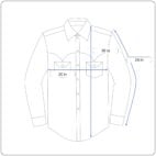 Wrangler Western Shirt Adult SMALL Blue Denim Dark Wash Pearl Snap Cowboy