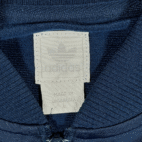 Notre Dame Jacket Adult LARGE Blue White Adidas Track Striped Trefoil Sports