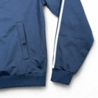 Notre Dame Jacket Adult LARGE Blue White Adidas Track Striped Trefoil Sports
