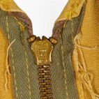 Vintage Drybak Hunting Vest Adult SMALL Brown Duck Canvas Plaid Lined USA 60s