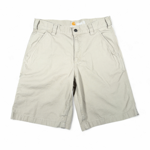 Carhartt Short Mens 32 Brown Rugged Flex Relaxed Carpenter Workwear Utility