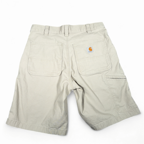 Carhartt Short Mens 32 Brown Rugged Flex Relaxed Carpenter Workwear Utility