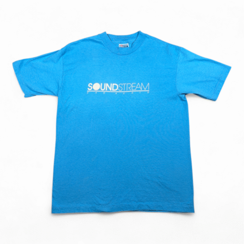 Vintage Soundstream Car Audio Shirt Adult MEDIUM Blue Stereo Sound Tech 90s
