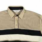 Vintage Classics Palmland Polo Shirt Adult LARGE Brown Colorblock Golf Dad 90s