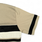 Vintage Classics Palmland Polo Shirt Adult LARGE Brown Colorblock Golf Dad 90s