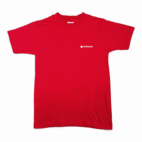 Vintage Hitachi Shirt Adult EXTRA SMALL Red Japanese Technology Electronics 80s