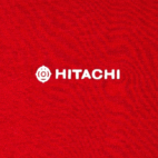 Vintage Hitachi Shirt Adult EXTRA SMALL Red Japanese Technology Electronics 80s