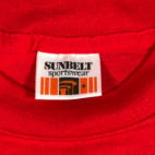 Vintage Hitachi Shirt Adult EXTRA SMALL Red Japanese Technology Electronics 80s