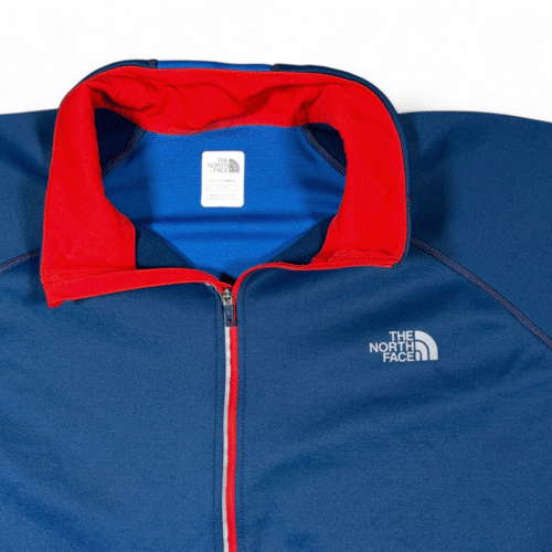 North Face Sweater Adult EXTRA LARGE Blue Flashdry Pullover Colorblock Zip-2 North Face Sweater Adult EXTRA LARGE Blue Flashdry Pullover Colorblock Zip