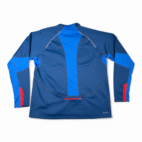 North Face Sweater Adult EXTRA LARGE Blue Flashdry Pullover Colorblock Zip