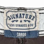 Vintage Levis Cargo Shorts Mens 36 Brown Signature Strauss Cotton Baggy Y2K