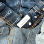 Abercrombie Fitch Jeans Mens 33x32 Blue Dark Wash Super Skinny Denim Button Fly