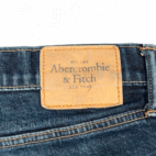 Abercrombie Fitch Jeans Mens 33x32 Blue Dark Wash Super Skinny Denim Button Fly