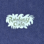 Vintage Rainforest Cafe Shirt Adult EXTRA LARGE Blue Cotton Nashville 90s