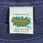 Vintage Rainforest Cafe Shirt Adult EXTRA LARGE Blue Cotton Nashville 90s
